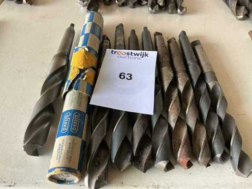 Lot Metal Drills HSS (10x)