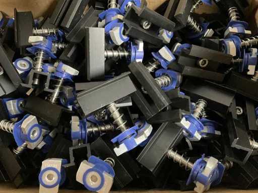 aluminium middenklem voor montage zonnepaneel (115x)