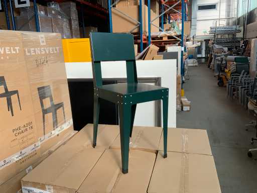 Lensvelt « Piet Hein Eek » PHE-A201 Chaise de réunion série aluminium (6x)