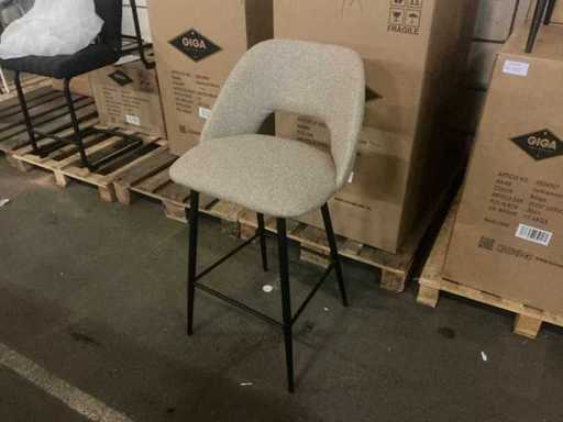 Gigameubel Nissa Taupe 8823669 tabouret de bar (4x)