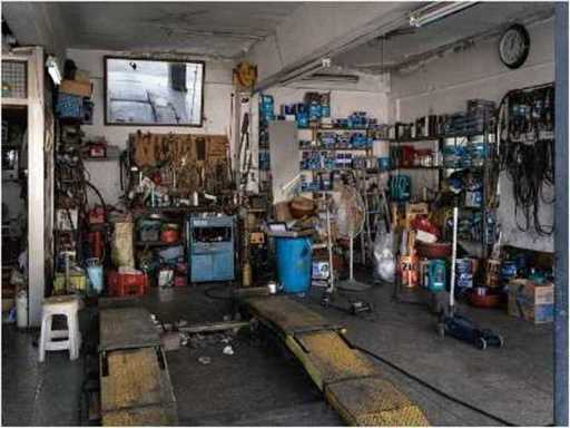 Garage supplies and rolling stock