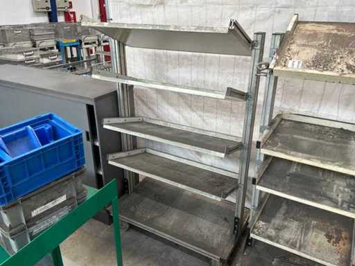 Rack mobil de depozitare ITEM (2x)
