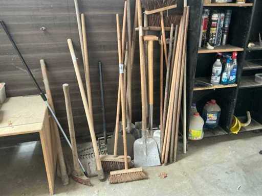 Partij tuingereedschap