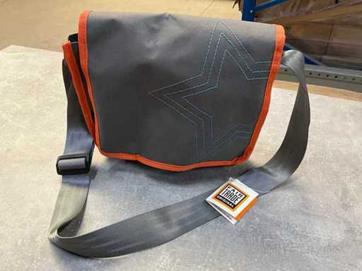 Fair Trade tas grijs ster (75x)