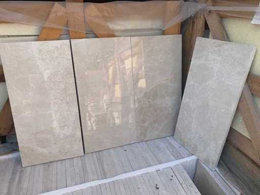 Natuursteen Marmer Beige Gepolijst 30x60x2 cm Tegel 36 m²
