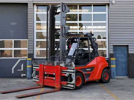 Linde - 2019 - H80D - 5.45M Duplex, Posizionatore forchetta, Cambio laterale - Carrello elevatore
