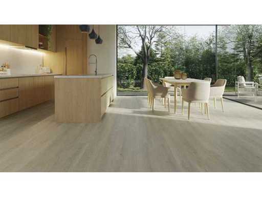 Pardoseală PVC 108,72m2 Glob argintiu 1220x180mm