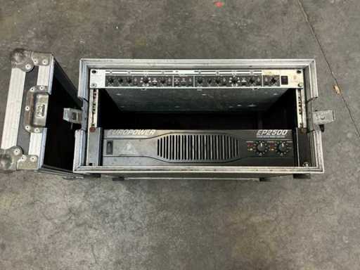 Amplificateur Behringer EP2500 + boîtier de vol