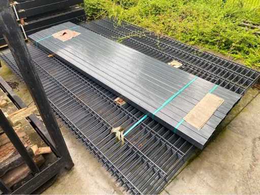 Europees fabricaat 2D 6/5/6mm Partij panelen met palen en bevestigingen