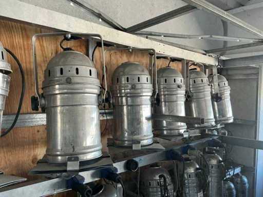 6 par 64 bar - 1000W - connexion Socapex-