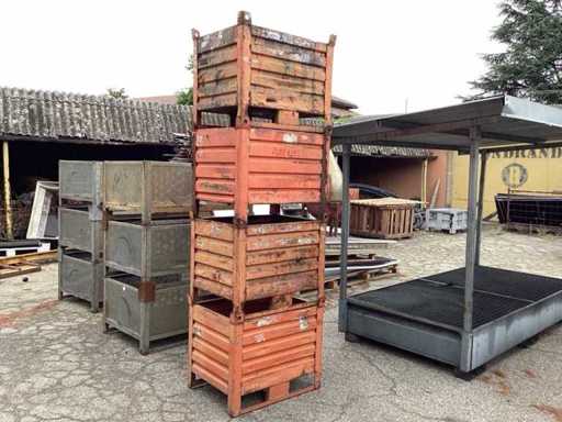Caisses métalliques empilables (4x)