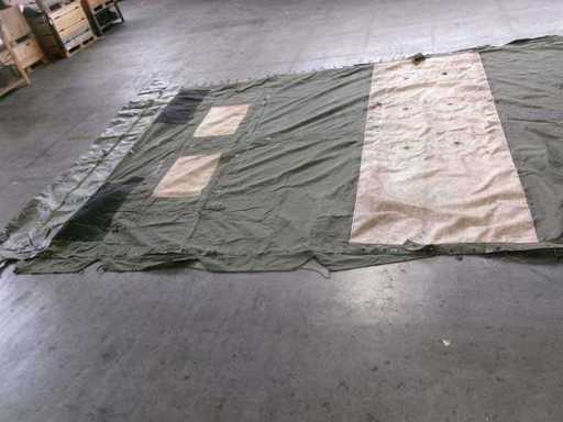 Tente de restauration, environ 8,5 x 4 m, sans parties avant (G1)