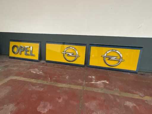 Partij Opel Dealer Reclamepanelen