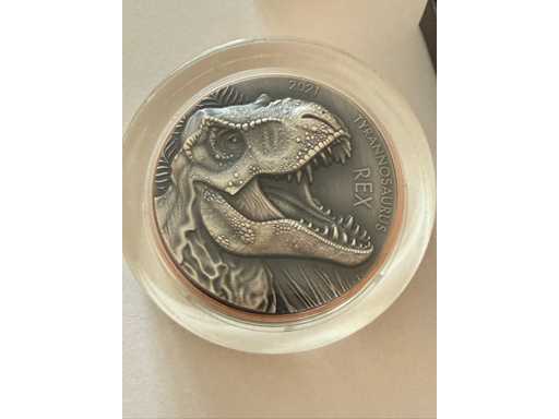 10 Vatu 2021 Hoog Relief 1 OZ