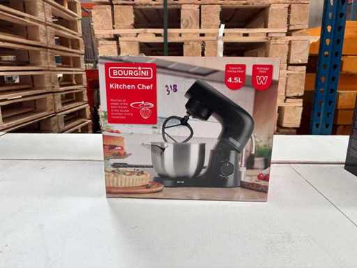 BOURGINI Kitchen Chef 4,5L Robot culinaire noir 1500 W