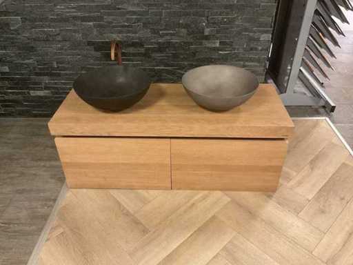 Looox - Bathroom furniture set 120 x 45 cm
