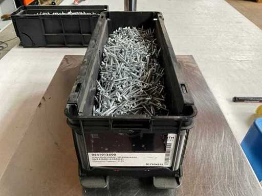 Würth 8.66kg Chipboard screw countersunk head 4.5x35/21 in stackable bin
