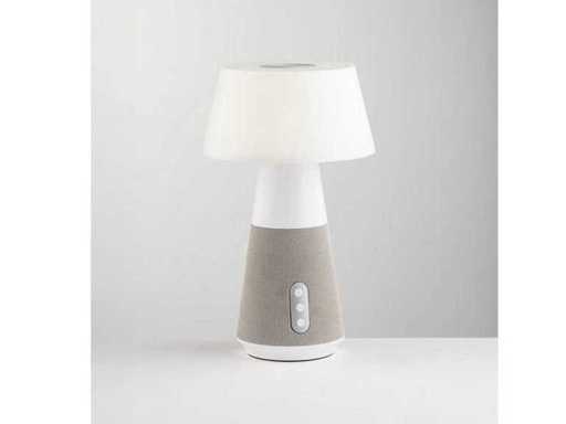 2 lampes de table rechargeables LAD Decibel avec haut-parleur Bluetooth