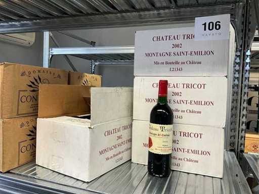 2022 Chateau Tricot Montagne St Emilion Rotwein (24x)