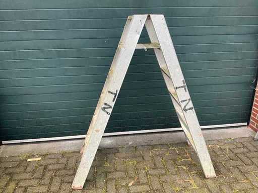double-sided stepladder - 6 steps - Ladder and step
