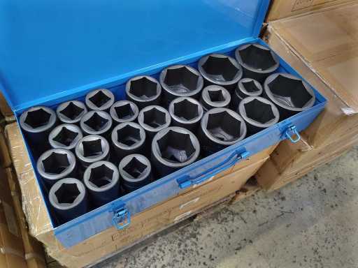 Stahlkaiser - 2025 - extra lang XXL 1" - 25 delige krachtdoppenset