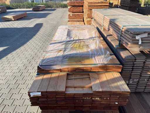 Planches rabotées Angelim Pedra 2150-2450x90x21mm (102x)