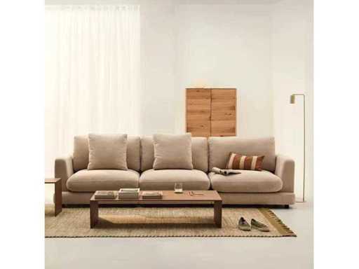 Kave Home - Canapé Gala 4 places - Beige - Ensemble canapé