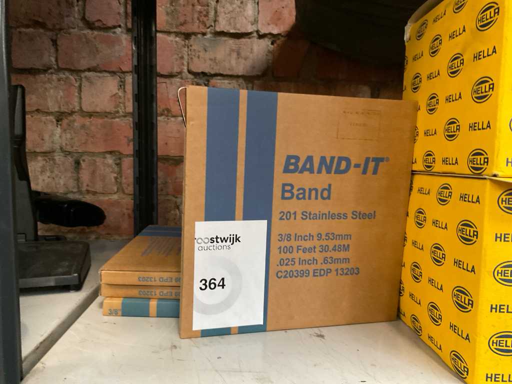 Band-It 3/8" SS 201 Stainless Steel Band (4x)