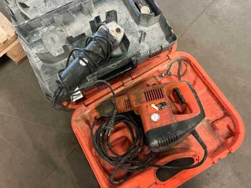 Trapano a percussione Spit 331 + smerlatrici Metabo W1080