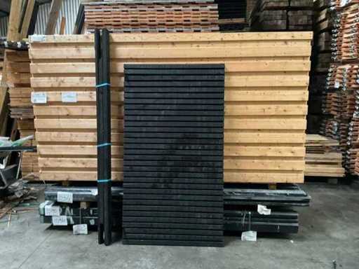 Cancello con telaio metallico nel telaio - 180x100 cm