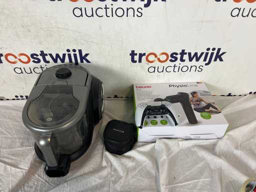 Essentiel B stofzuiger | beurer massage gun | Playstation controller | Remington rx7 scheerapparaat
