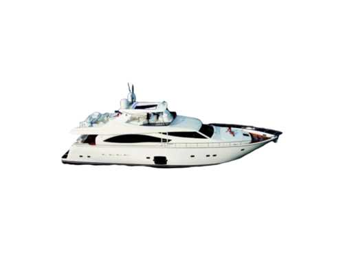 Toile double toit souple en polytextile blanc Besenzoni pour tissu de pont mou Ferretti F830 - 323988