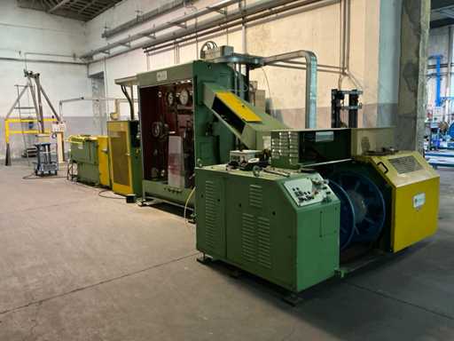 2001 SAMPSISTEMI R25T.1.1.1200 Wire drawing line