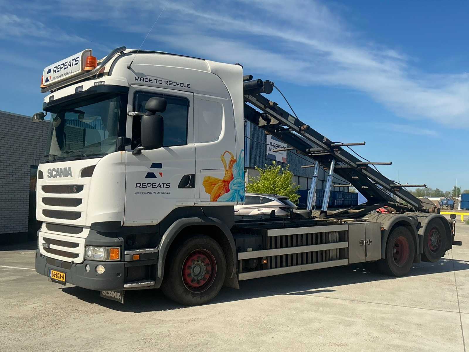 2016 Scania R450 LB6x2*4MNB Container Truck
