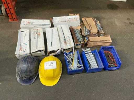 Partij divers bevestigingsmateriaal