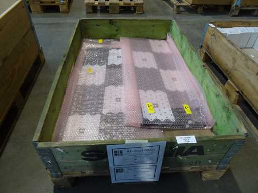 Placa superior de batería (4x)