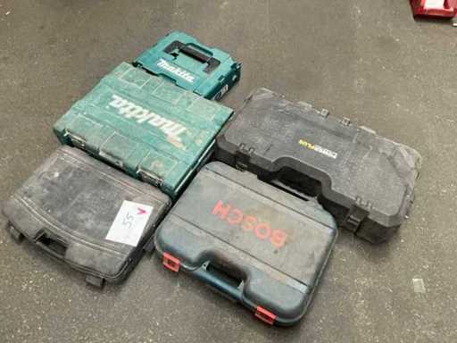 Various tool cases (5x)