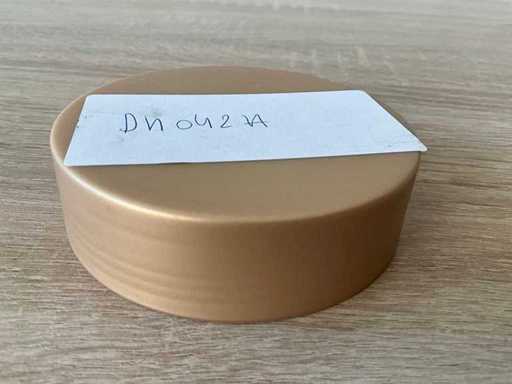 LID STRAIGHT PP FROSTED WITHOUT INSERT-GOLD Other packaging materials (2921x)