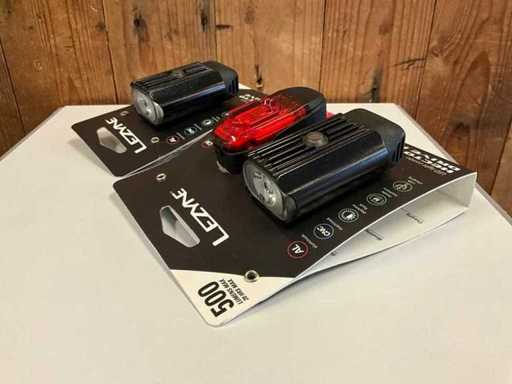 Lezyne 500XL LED-Kombi-Fahrradbeleuchtung