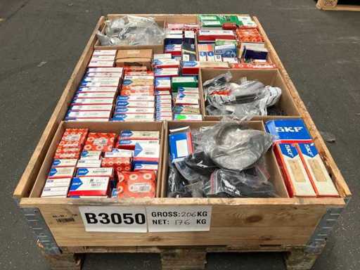 SKF, FAG, INA, NACHI, IKO, NSK, RHP, TIMKEN - Partij lagers & industriële onderdelen 176KG