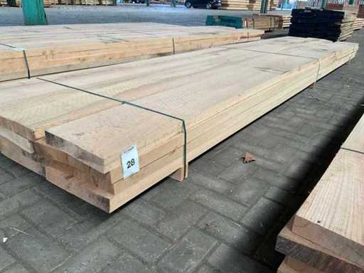 Amerikaans Eiken planken voorgeschaafd op 48 mm ca. 1  m³