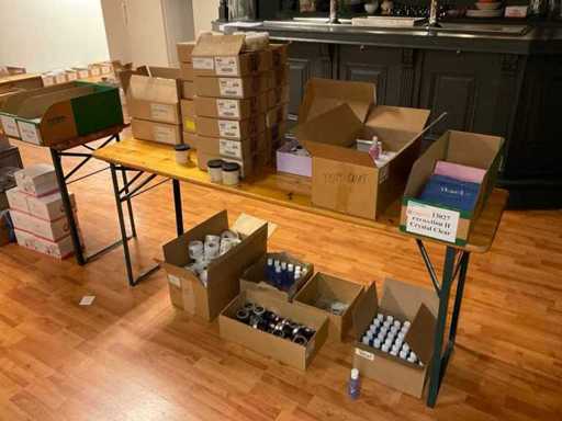 Partij hand- en nagelverzorging