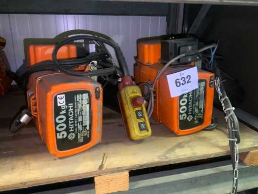 Palan électrique à chaîne Hitachi (2x)