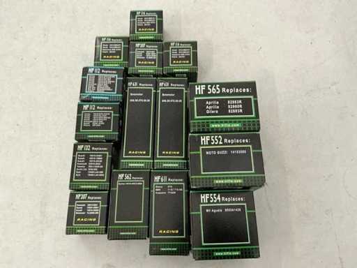 Partij Diverse waaronder,Moto oliefilters