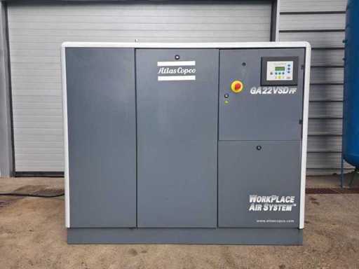 ATLAS COPCO - GA 22 VSD FF - Inwerter ze sprężarką śrubową z wbudowanym suszaczem powietrza - 2007