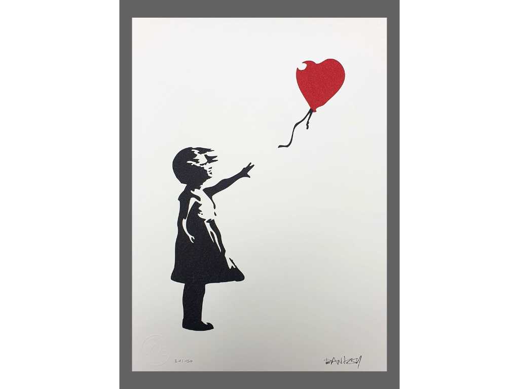 Banksy - Ballon Meisje - Lithografie
