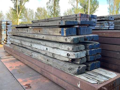 Hardwood dragline bulkhead (7x)