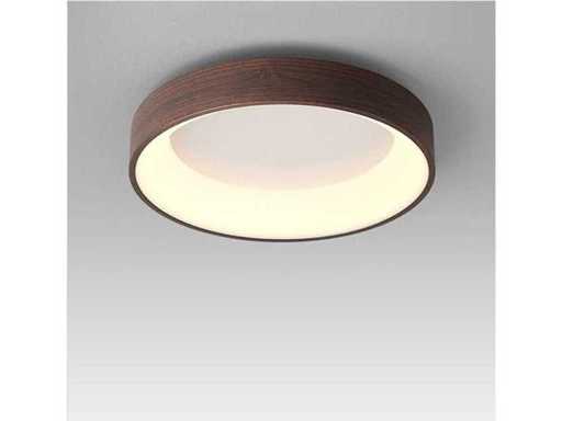 5 x Solo Anello 45 Ceiling LED lamp walnut