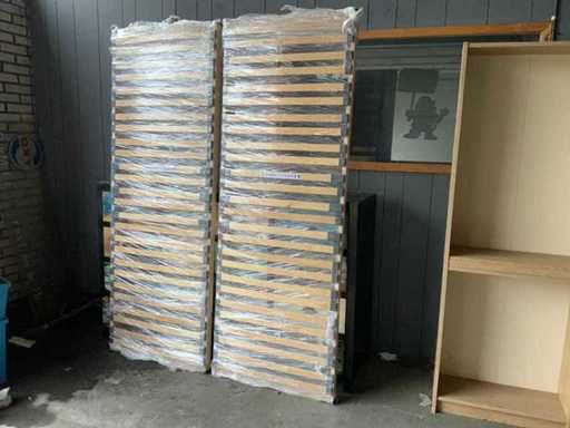 Bază cu lăpi de pat (2x)