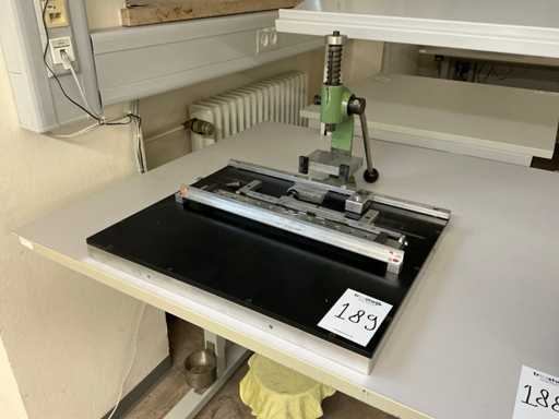 Hand stamping machine